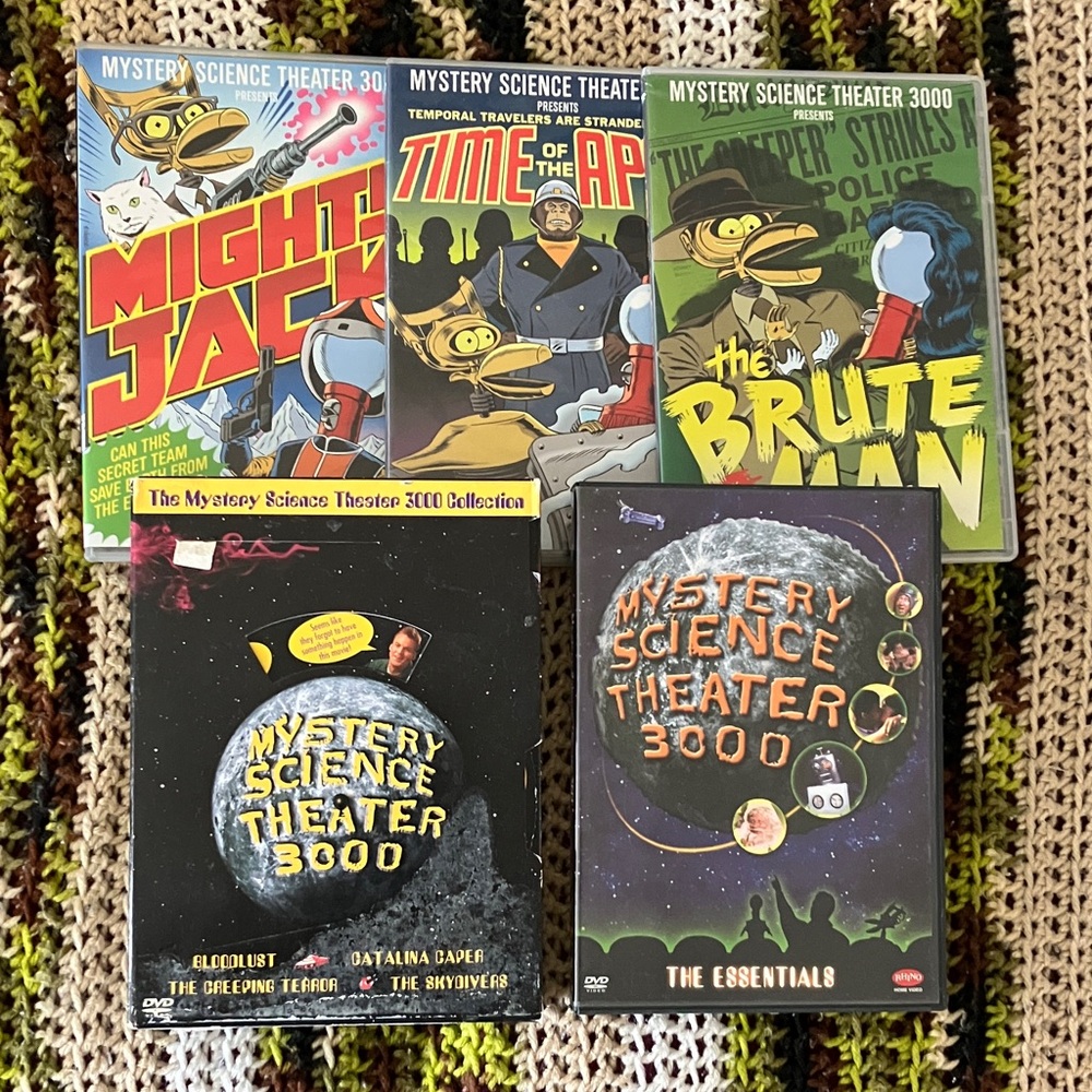 5 DVD Lot Mystery Science Theater 3000 Collection Mighty Jack Brute Man MST3000